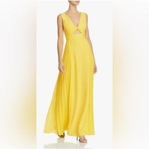 BCBGMAXAZRIA Women’s Chiffon Sleeveless Evening dress